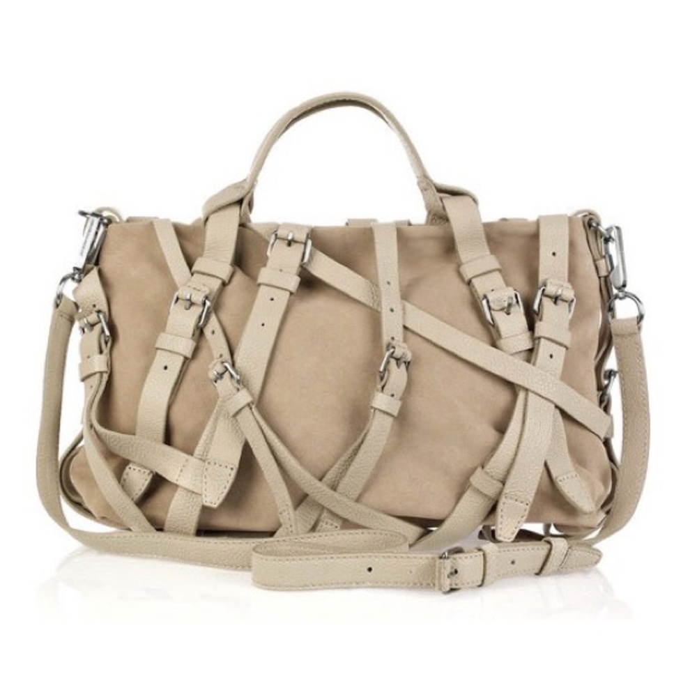 Alexander Wang Ingrid taupe suede handbag